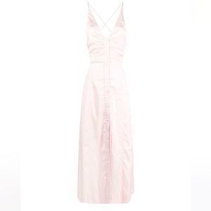 NWT- Ganni Halter-Neck Cut-Out Dress Sz40